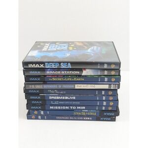 IMAX Documentary DVD Lot x10 Science‎ Space Nature Ocean Aviation Educational